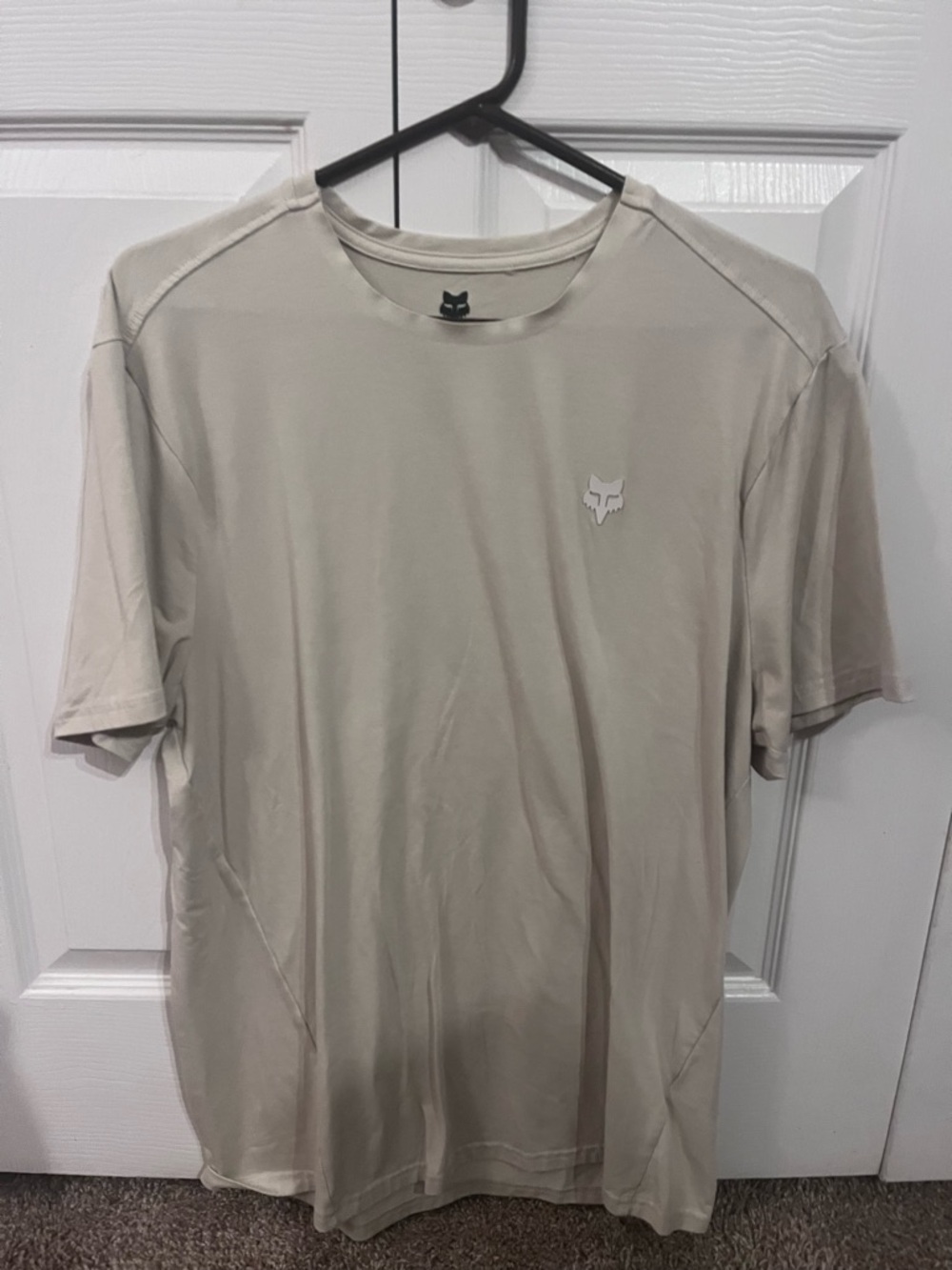 Fox Short Sleeve Crew Tee - Beige